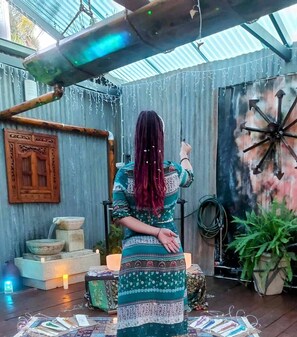 Shared Dormitory, 1 Bedroom, Smoking, Patio | Property grounds - Room-one Life Live It House " Fairy Ligh (Curlwaa)