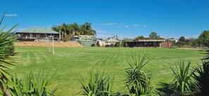 Shared Dormitory, 1 Bedroom, Patio, Garden View | Sport court