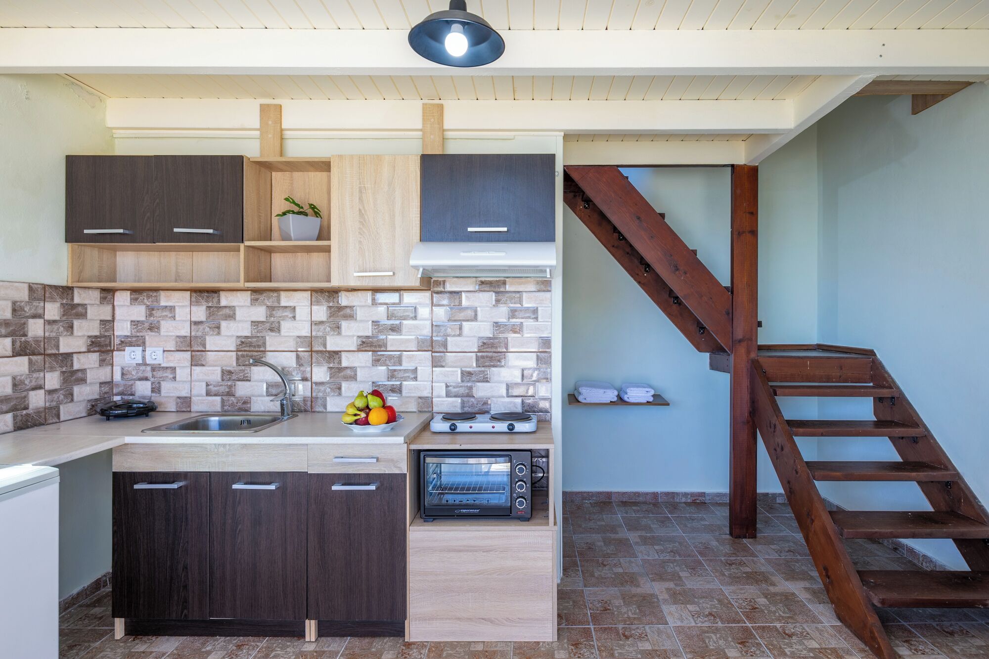 Apartment, Sea View | Private kitchen | Mini-fridge, cookware/dishes/utensils