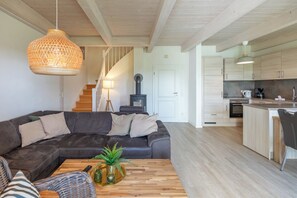 TV, fireplace - Vacation home "Schimmelreiter" in Dagebüll for up to 5 people (Dagebüll)