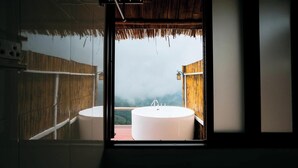 Double Room, Mountain View | Bathroom | Shower, hair dryer, bathrobes, slippers - Cozy Homey Doichang (Mae Suai)