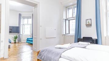 Basic-Apartment | Bügeleisen/Bügelbrett, kostenloses WLAN