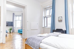 Basic-Apartment | Bügeleisen/Bügelbrett, kostenloses WLAN