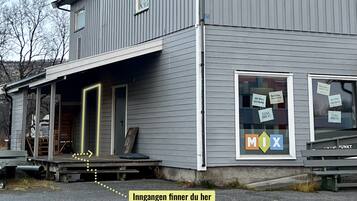 Facciata della struttura