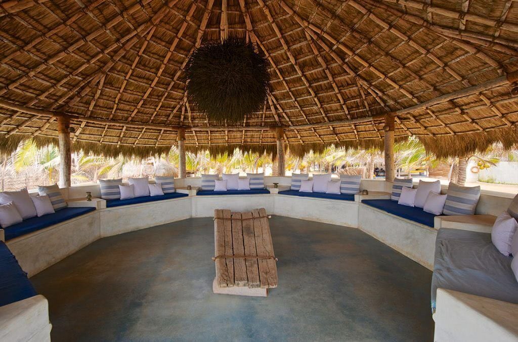 Sitteområde i lobbyen