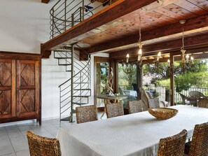 Dining - Villa Le Poiane: Exclusive Villa with Pool and Sea View in Is Molas (S. Margh. di Pula)