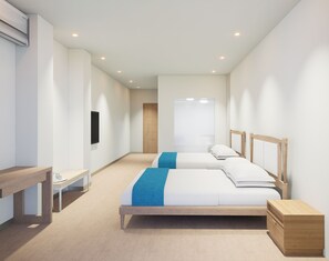 Quarto casal ou duplo luxo, vista para o oceano | Cofres nos quartos, Wi-Fi de cortesia