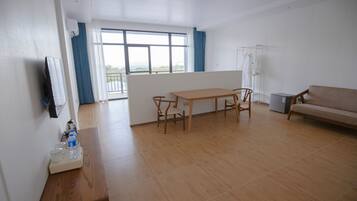 Ocean Studio Suite | Living area | 43-inch Smart TV with digital channels