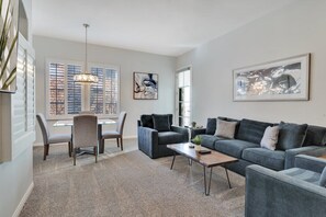 TV, fireplace, offices - Newly Remodeled 2BR Desert Getaway (La Quinta)