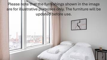 2 Schlafzimmer, Schreibtisch, Bügeleisen/Bügelbrett, WLAN