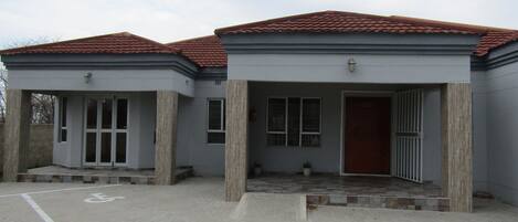 Fassade der Unterkunft