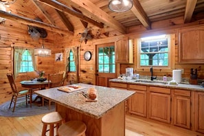 Unclassified image, 3 of 23, button - Cozy Log Cabin for an Ohio Outdoor Adventure near Hocking Hills State Park (New Plymouth)