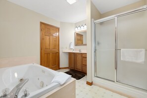 Shower, hair dryer, towels - Beavershore | Easy Access to Beaver Lake. Sleeps12 (Eureka Springs)