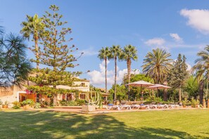 Property grounds - Sitjoles: Rustic Finca with Pool and Beautiful Garden South of Campos (Campos)