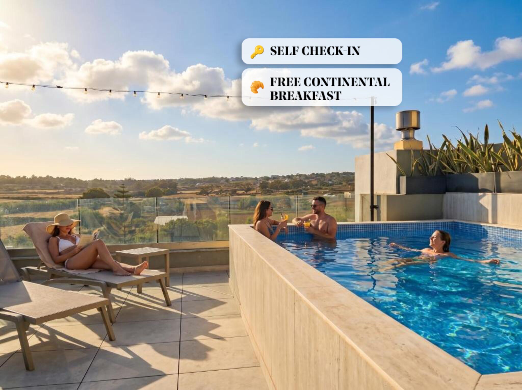 Piscina na cobertura