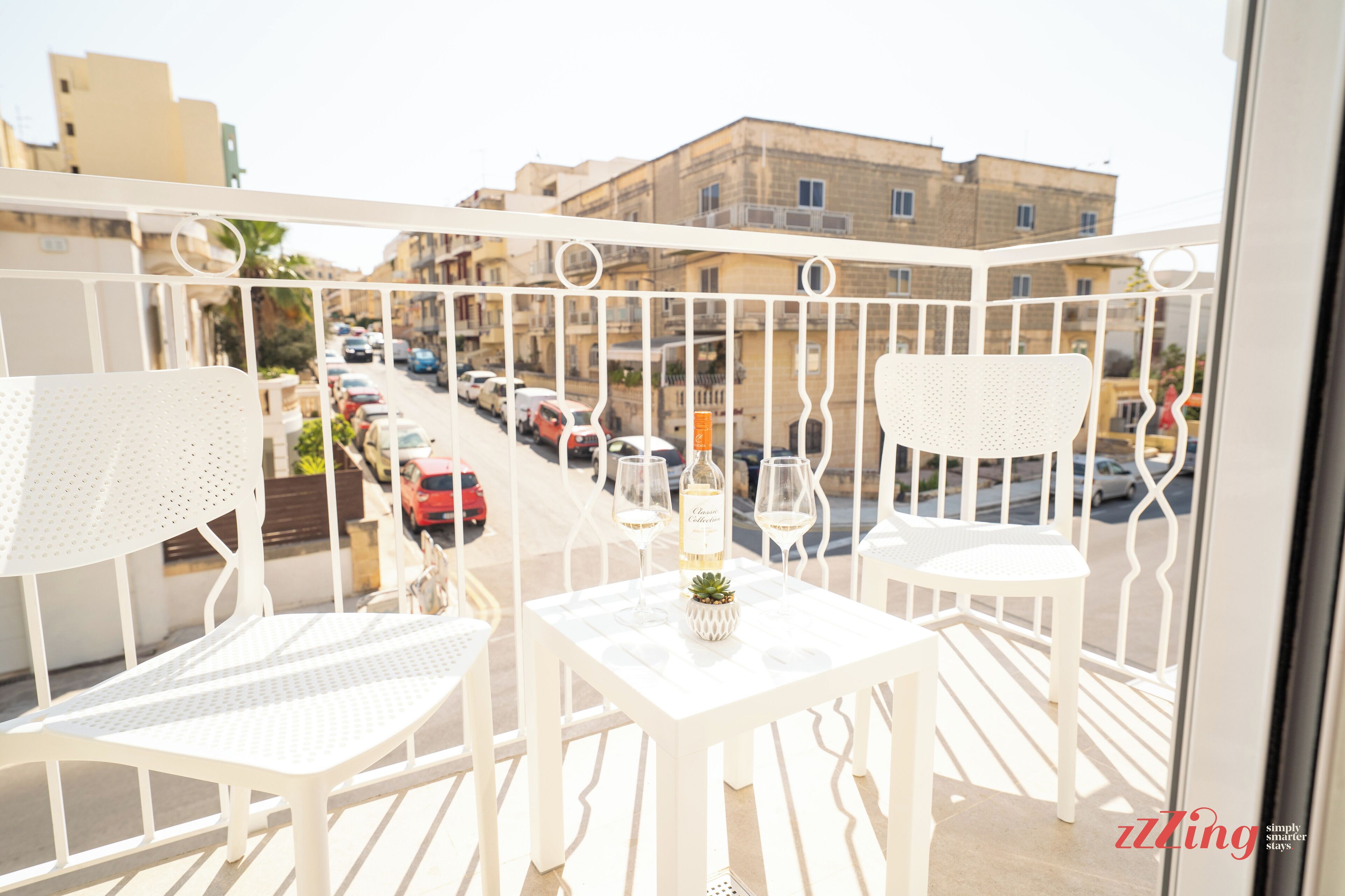 Habitación Deluxe doble, balcón | Balcón