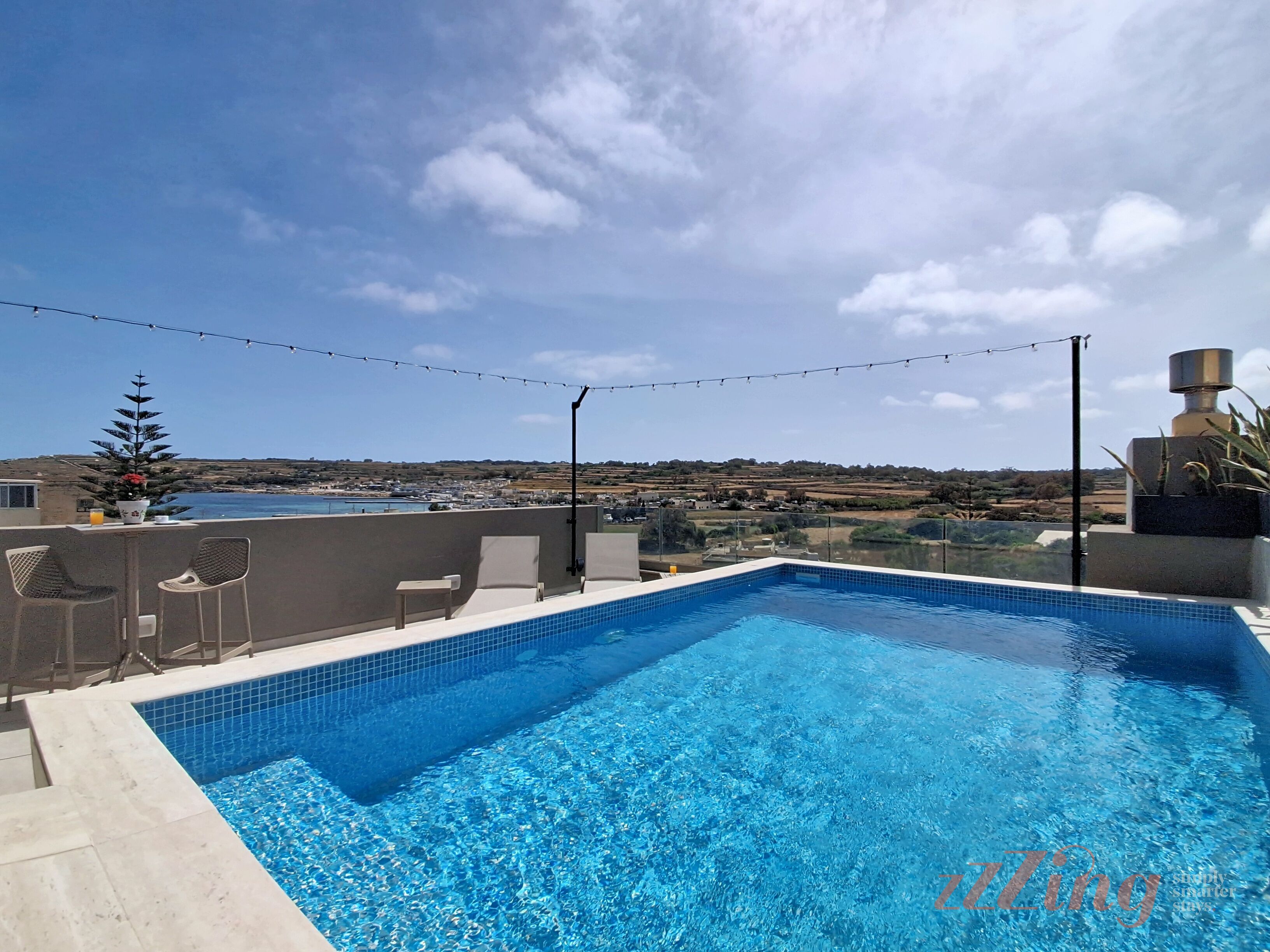 Piscina na cobertura