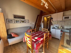 TV - Charming T2 Mezzanine in Center - Pets Allowed (Samoëns)