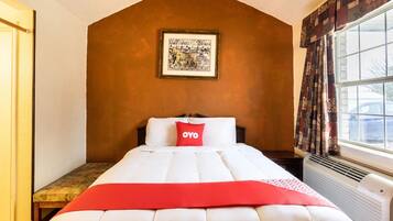 1 室のベッドルーム、WiFi (無料)、ベッドシーツ