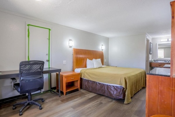 Bedroom. Interior and views may vary based on location and availability.