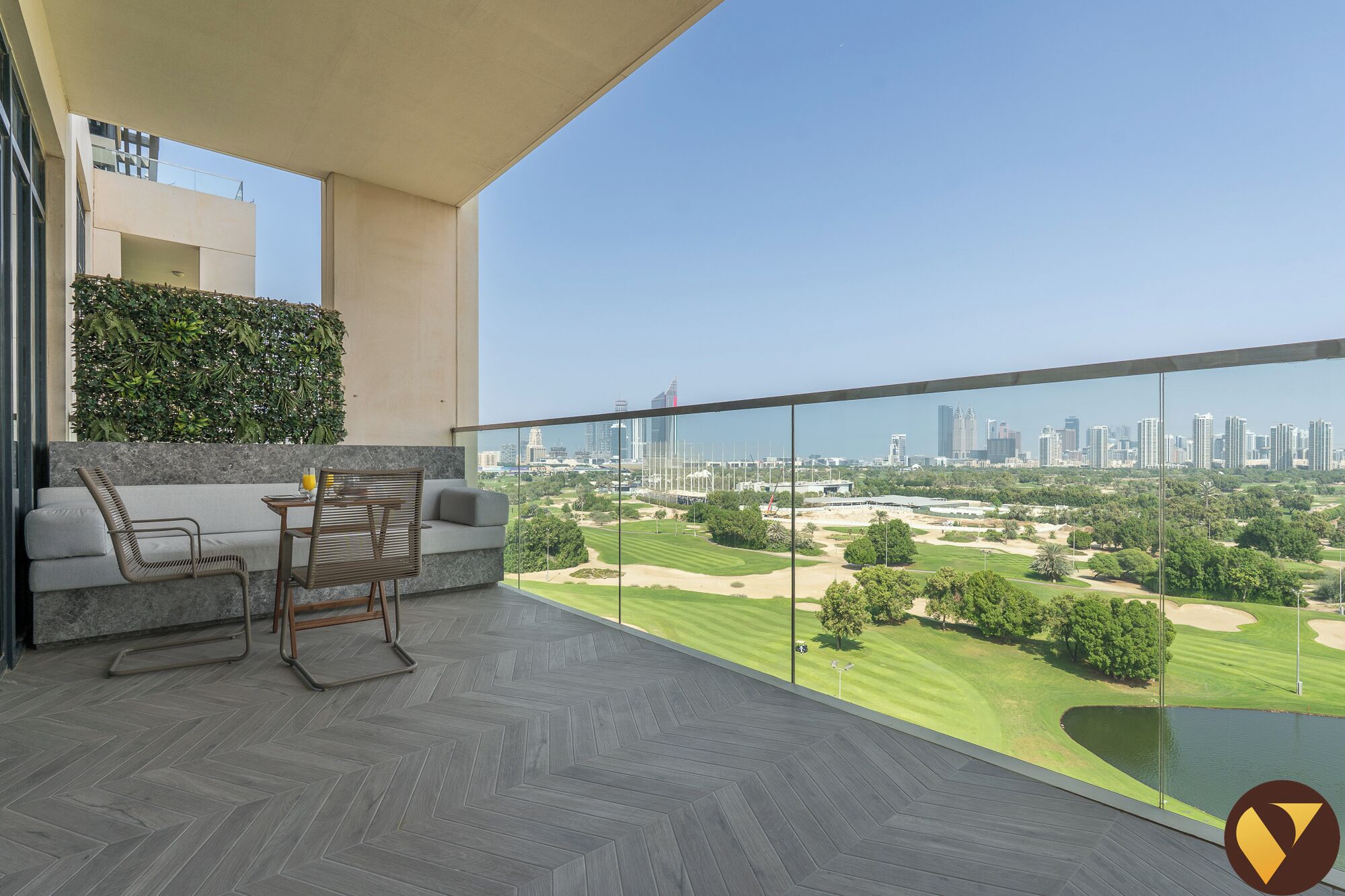 Luxury Apartment, Balcony, Golf View | Balcony view