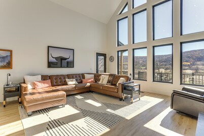 3 Mi to Holiday Valley: Mtn-view Home w/ Hot Tub