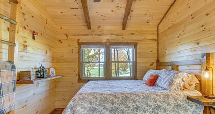 Outdoor Oasis w/ Fire Pit & Dock: Galion Log Cabin