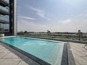 Pool - Modern 1 Bedroom l City Views l Prime Location (Business Bay)