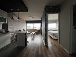 1 bedroom, iron/ironing board, WiFi, bed sheets - Design apartment in historic district with river view (Montevideo)