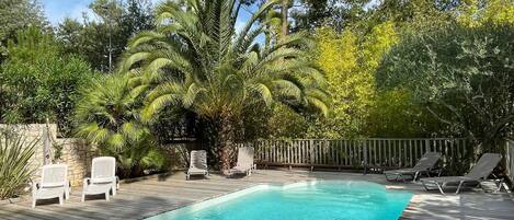 Udendørs pool, opvarmet pool