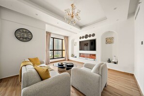 Living area - FIRST CLASS |2BR| Trendy Retreat | Near JBR Beach (JBR)