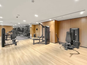 Fitness facility - FIRST CLASS Stylish 2BR | Sparkling Pool View (JVC)