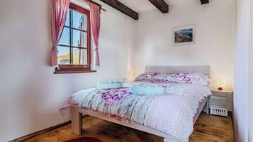 Family House, Multiple Bedrooms, Mountainside (Nature Lodge With Sauna and Hot Tub) | 2 bedrooms, free WiFi, bed sheets