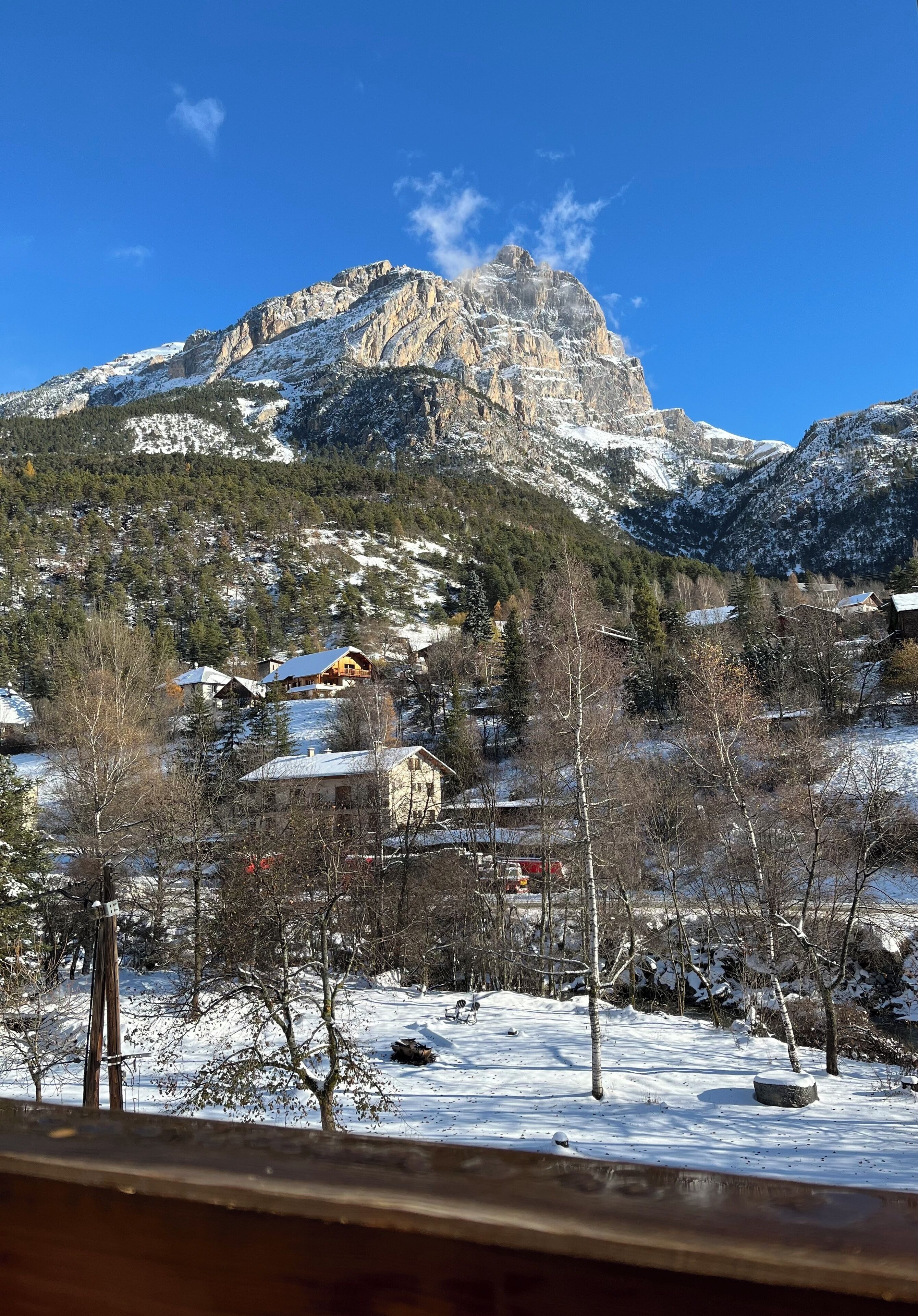 Vue depuis l’hébergement