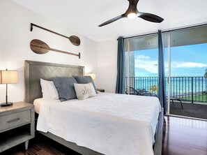 2 bedrooms, iron/ironing board, travel cot, WiFi - Oceanfront Two-Bedroom With Large Lanai | Sunset Views, Pool + BBQ (Lahaina)