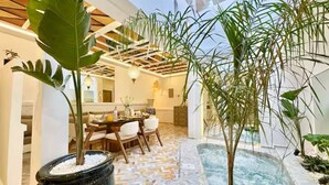 Ferienhaus, 3 Schlafzimmer, barrierefrei, Raucher | Pool | Innenpool