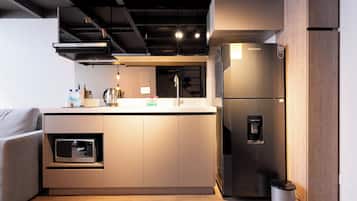 Toetasjesleilighet, 1 queensize-seng med sovesofa | Eget kjøkken