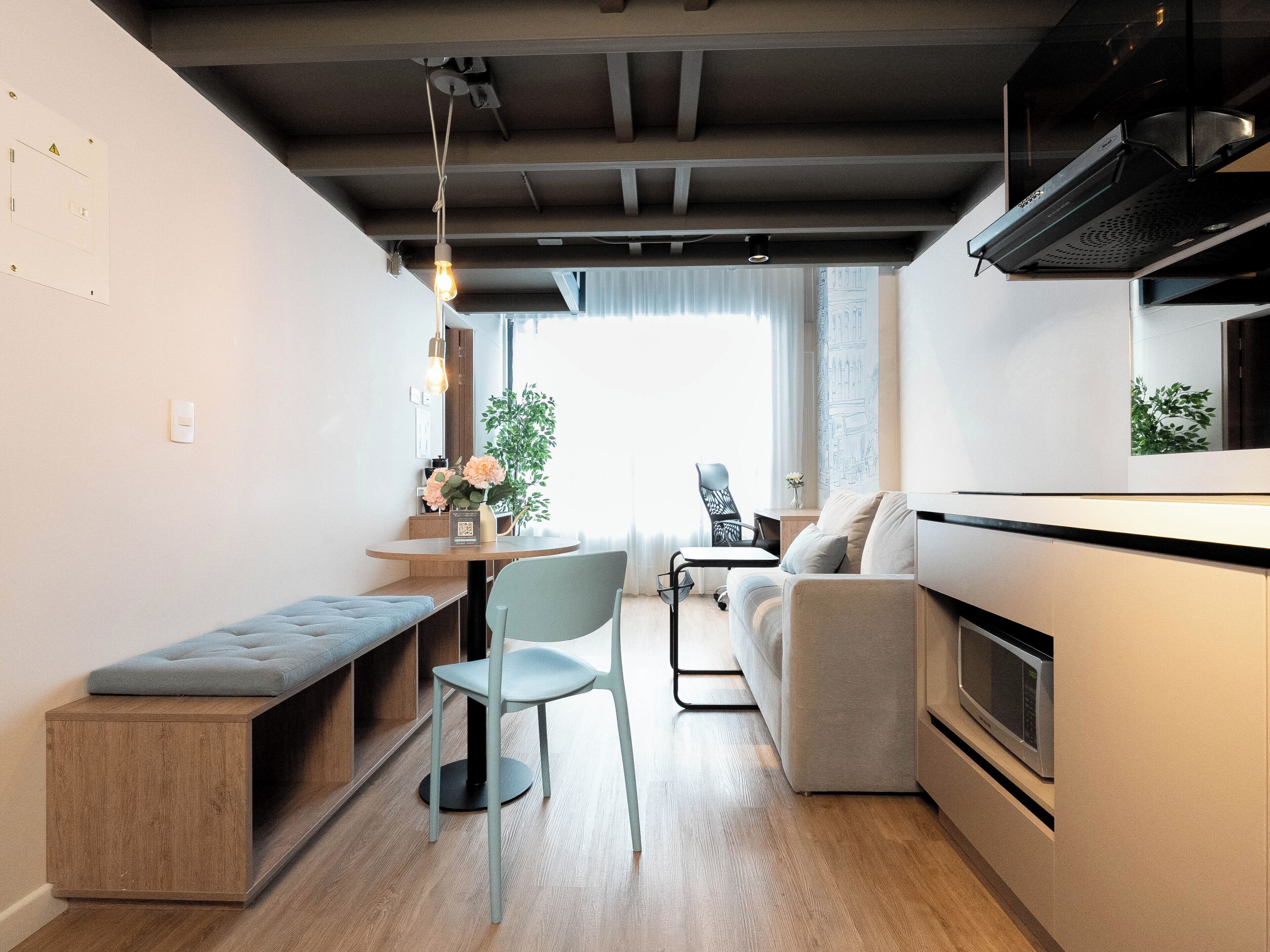 Toetasjesleilighet, 1 queensize-seng med sovesofa | Oppholdsområde