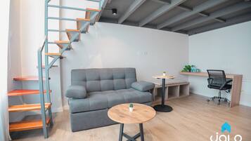 Duplex, 1 King Bed with Sofa bed | Living area