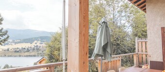 Caza Audelou *T5 * Panoramic view of the lake and valley * Fireplace * Parking *