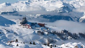 Aerial view - Apartment in La Plagne With Mont Blanc View (Aime-la-Plagne)