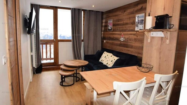 Unclassified image, 1 of 3, button - Studio Cabin for 4/5 People - LES Aollets - Plagne Villages - Wifi (La Plagne-Tarentaise)