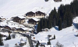 Aerial view - Studio at the Foot of the Slopes - 1450 m (Notre-Dame-de-Bellecombe)