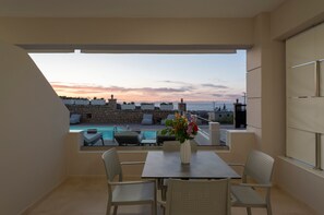 Balcony - 2-bed Apartment in Nea Magnesea (Rethymno)