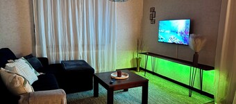 Vacation villa with fenced yard