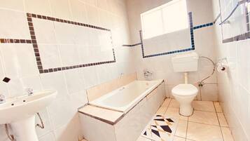 Towels, soap, toilet paper