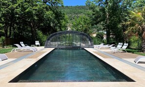 Outdoor pool - Ecolodge Gite 1 Bedroom 2 People (Saint-Affrique)