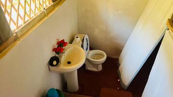 Classic Double or Twin Room, Balcony, Sea View | Bathroom | Shower, towels, soap, toilet paper