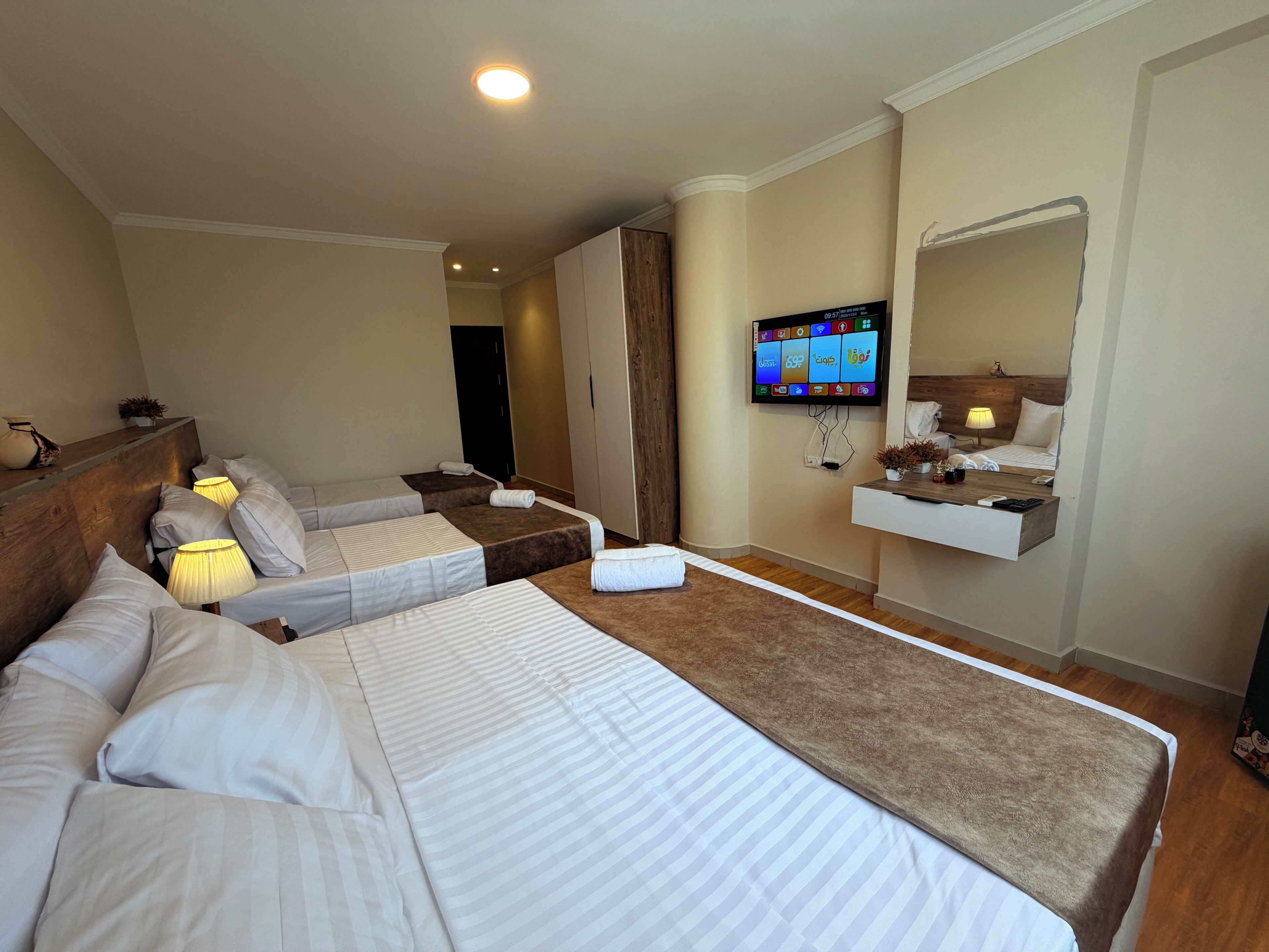 Superior Double Room, Patio, City View | Laptop workspace, blackout drapes, soundproofing, iron/ironing board