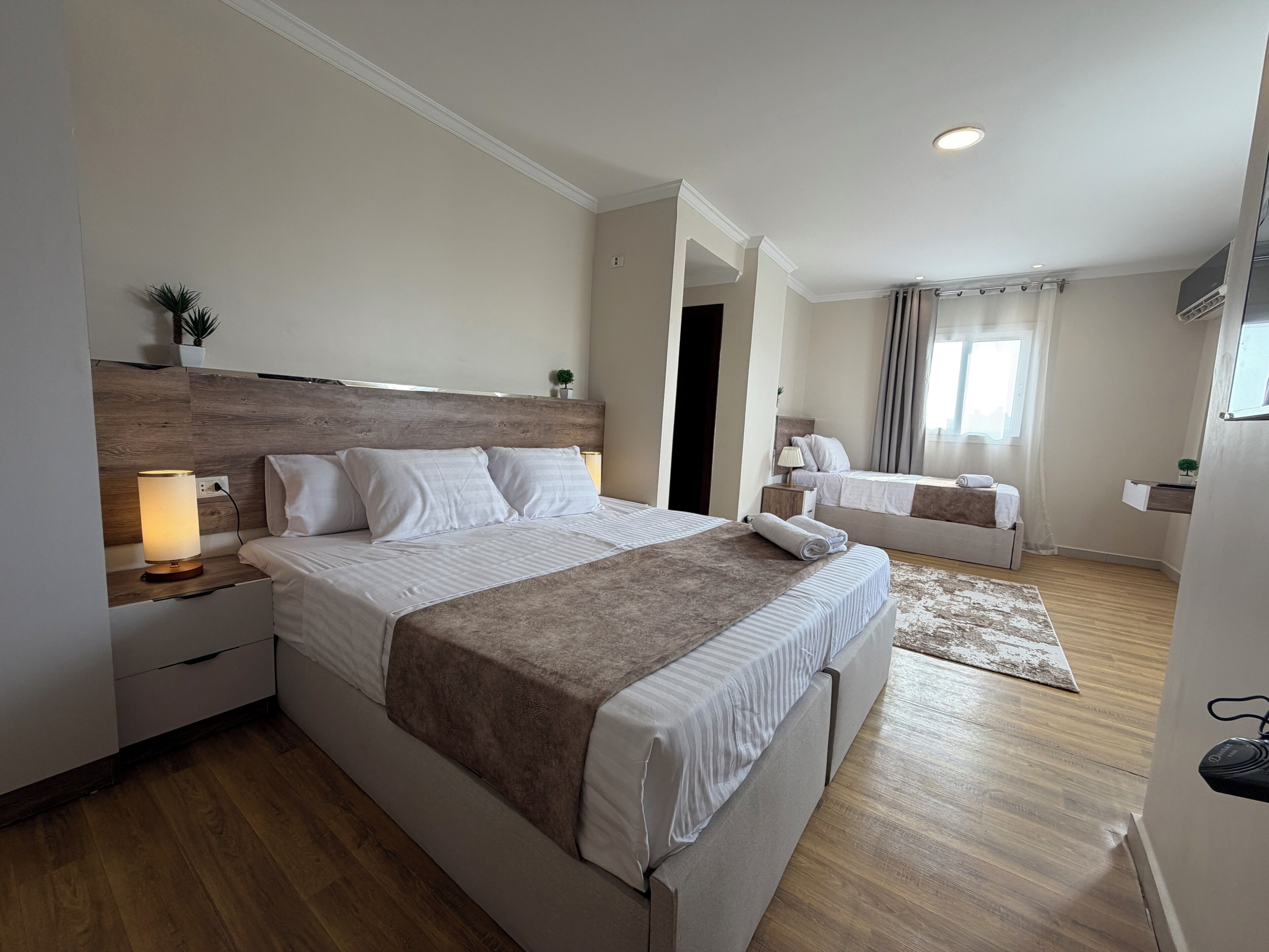 Superior Suite, Patio, Mountain View | Laptop workspace, blackout drapes, soundproofing, iron/ironing board